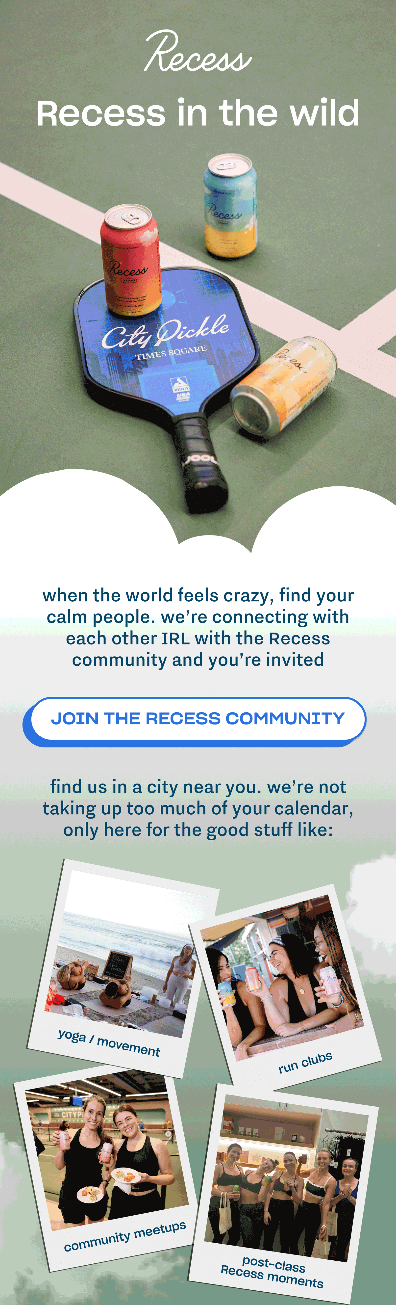 join the recess community