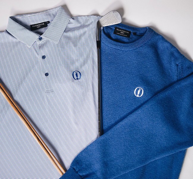 The Open Official Men's Merchandise Collection from Glenmuir