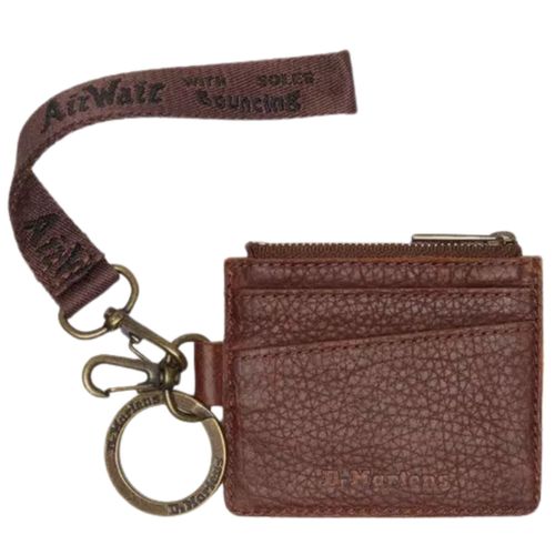 Dr. Martens Ambassador Leather Cardholder Keyring - Brown
