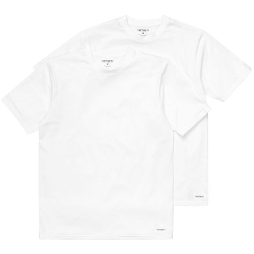 Carhartt WIP 2 Pack Standard Crew Neck T-shirt - White