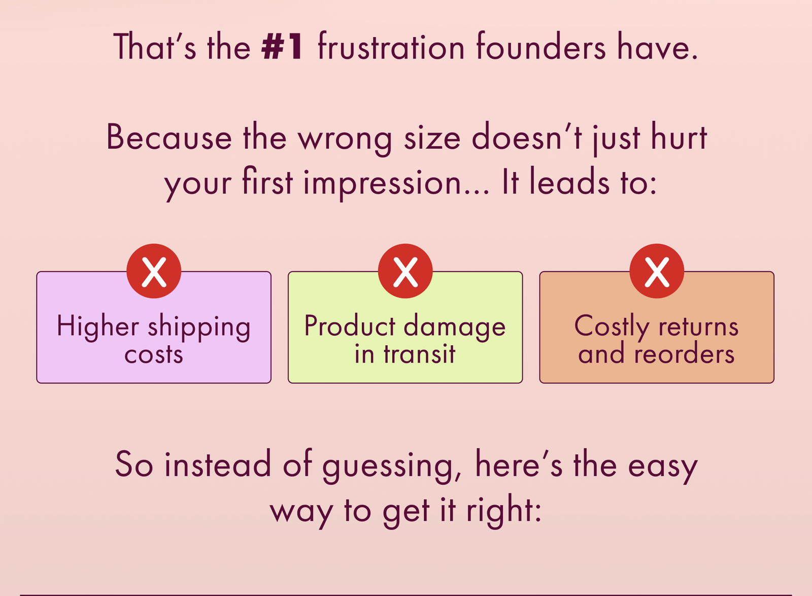 Higher Shipping Costs
