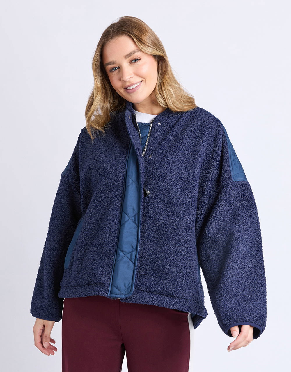 Arizona Fleece Zip Thru - Navy