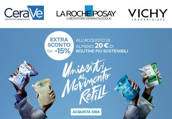 L'Oreal For the Future - EXTRA 15% di sconto al raggiungimento di 20€ di prodottti refill e refillable della selezione