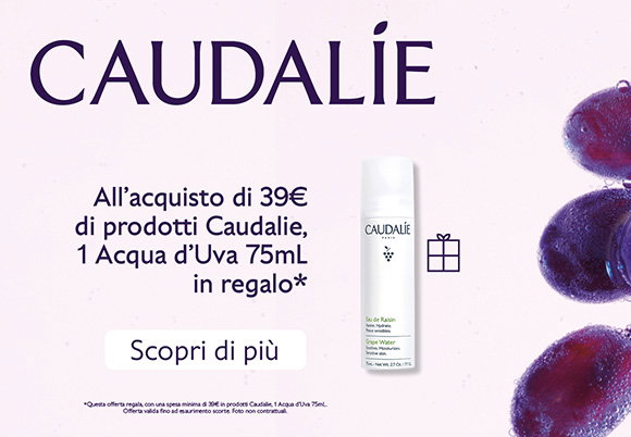 Caudalie - Acquista 39€ di prodotti del marchio e ricevi in omaggio Acqua d'uva 75 ml