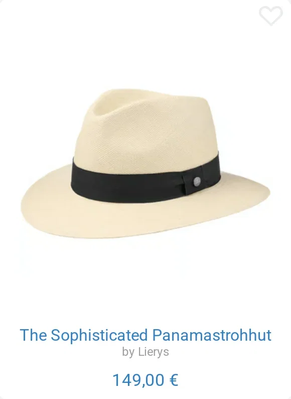 The Sophisticated Panamastrohhut by Lierys