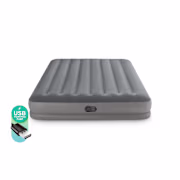 Intex Dura-Beam Prestige Queen Airbed with Built-In USB Pump