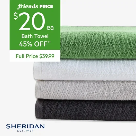 Sheridan Cotton Twist Bath Towel
