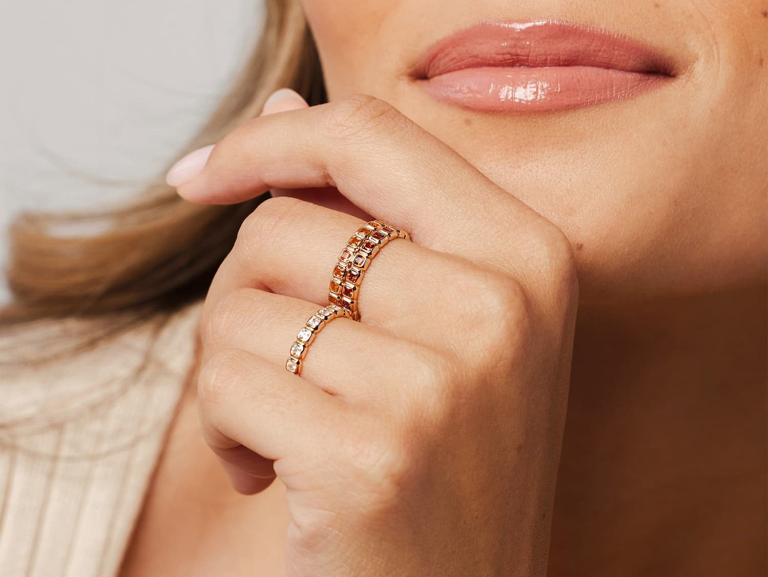 birthstone eternity ring