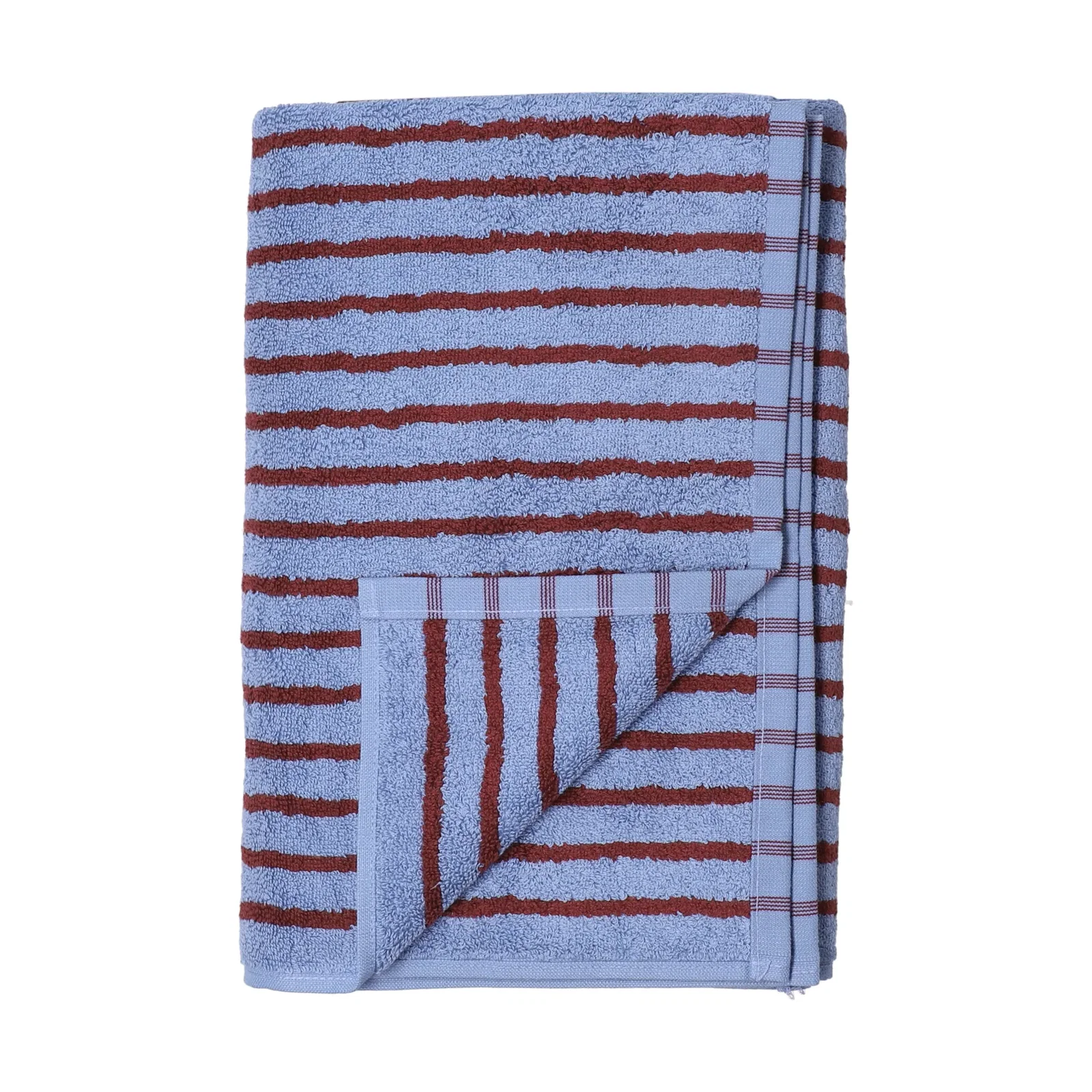 Serviette de bain Drift 70x140 cm Bleu-rouge