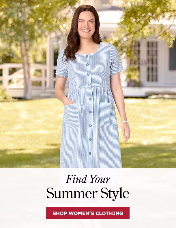 Find Your Summer Style. Shop Women's Clothing. Cotton Seersucker Dress