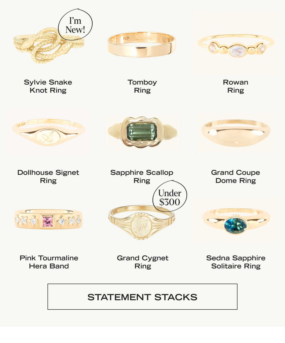 Statement Stacks - Shop Now