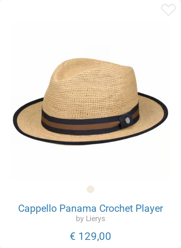 Cappello Panama Crochet Player by Lierys
