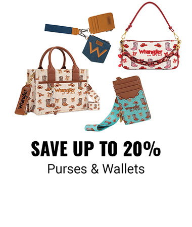 Save up to 20% Purses and Wallets