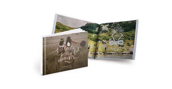 11" x 8.5" Medium Landscape Standard Bind Imagewrap Hardcover Photobook