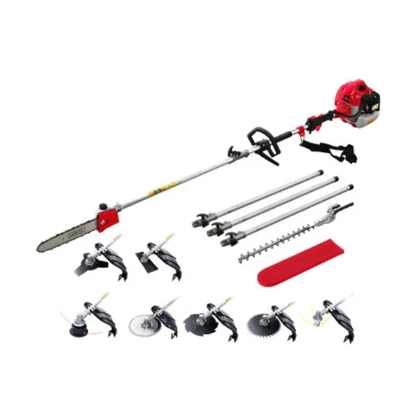 Pole Chainsaw 62Cc Petrol Brush Cutter Whipper Hedge Trimmer 9In1