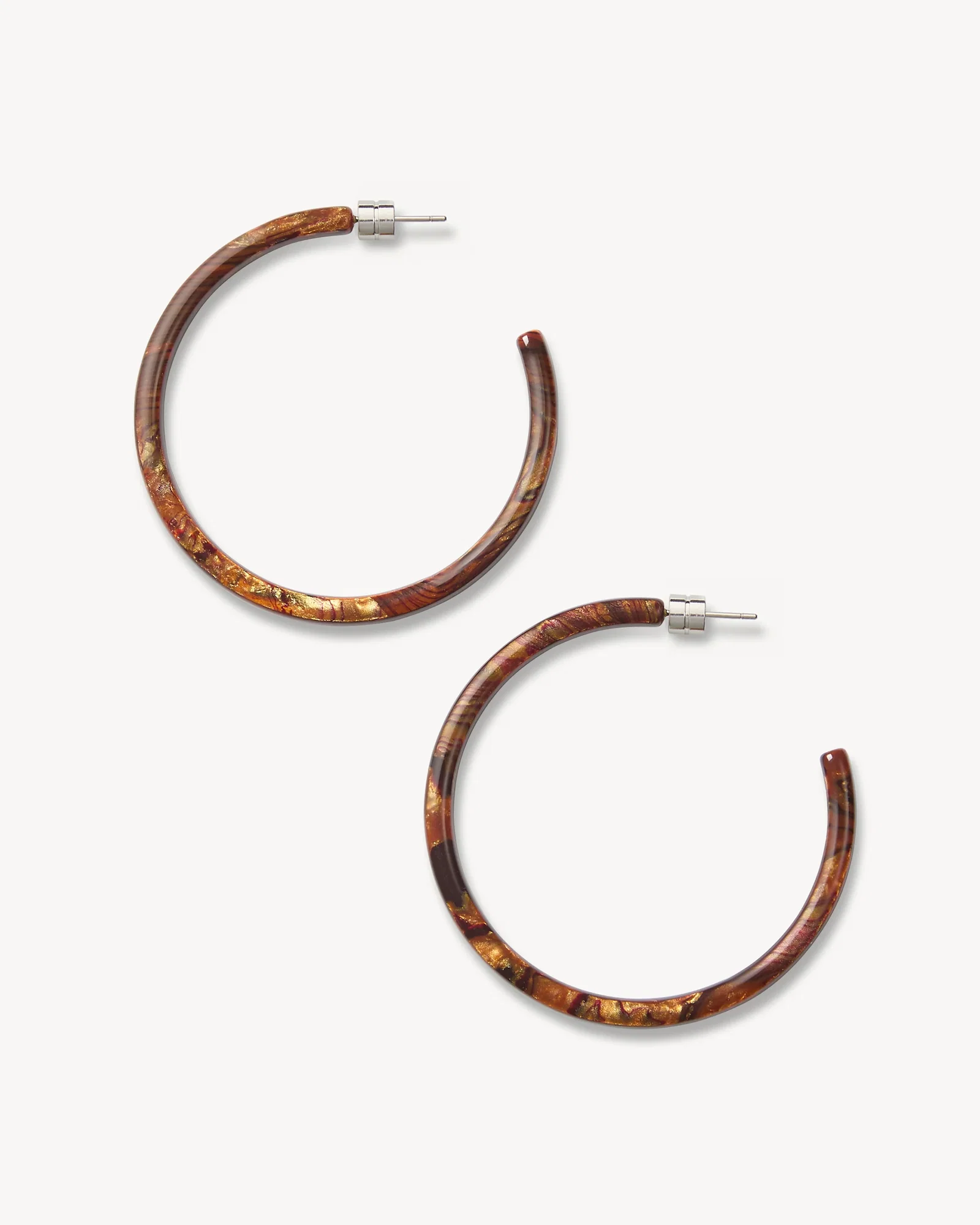 Image of Large Hoops in Bronze