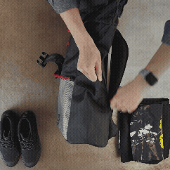 How the Chrome x TILIT Pack gets loaded for the day