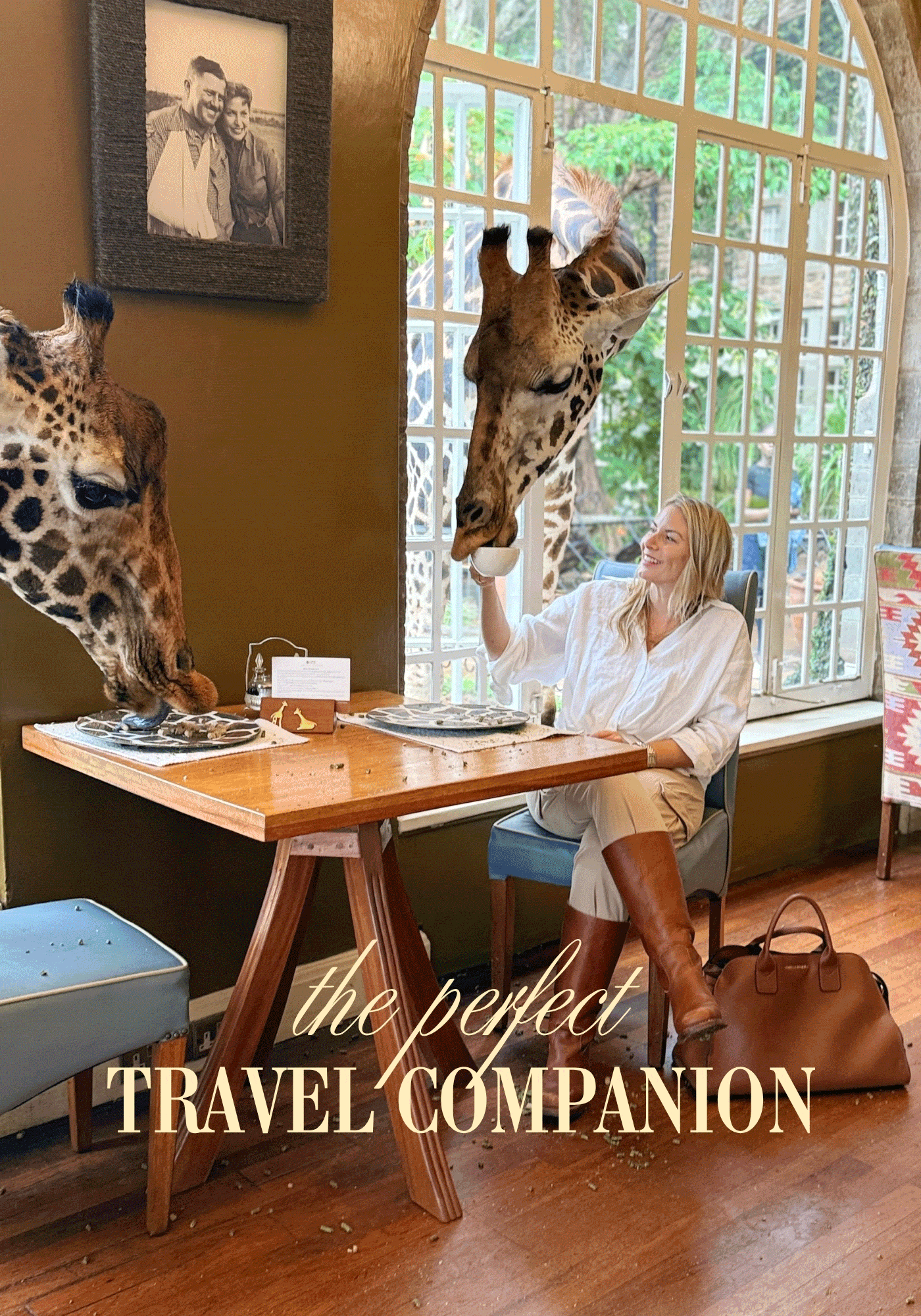 The Perfect Travel Companion: The Uptown Tote Chestnut