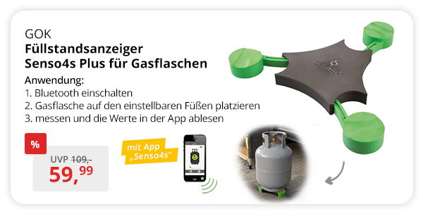 GOK Senso4s Plus Füllstandsanzeiger für Gasflaschen