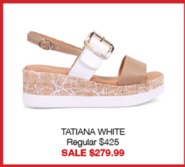 TATIANA WHITE Regular $425 SALE $279.99
