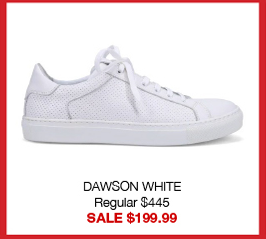 DAWSON WHITE Regular $445 SALE $199.99