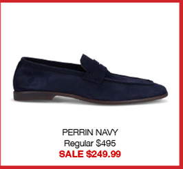 PERRIN NAVY Regular $495 SALE $249.99