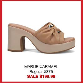 MARLIE CARAMEL Regular $375 SALE $199.99