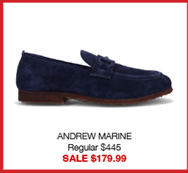 ANDREW MARINE Regular $445 SALE $179.99