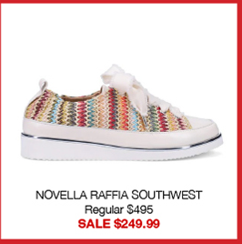 NOVELLA RAFFIA SOUTHWEST Regular $495 SALE $249.99