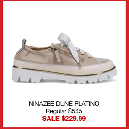 NINAZEE DUNE PLATINO Regular $545 SALE $229.99