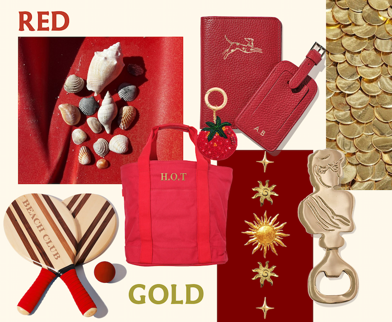 Red & Gold Coloured Gifts