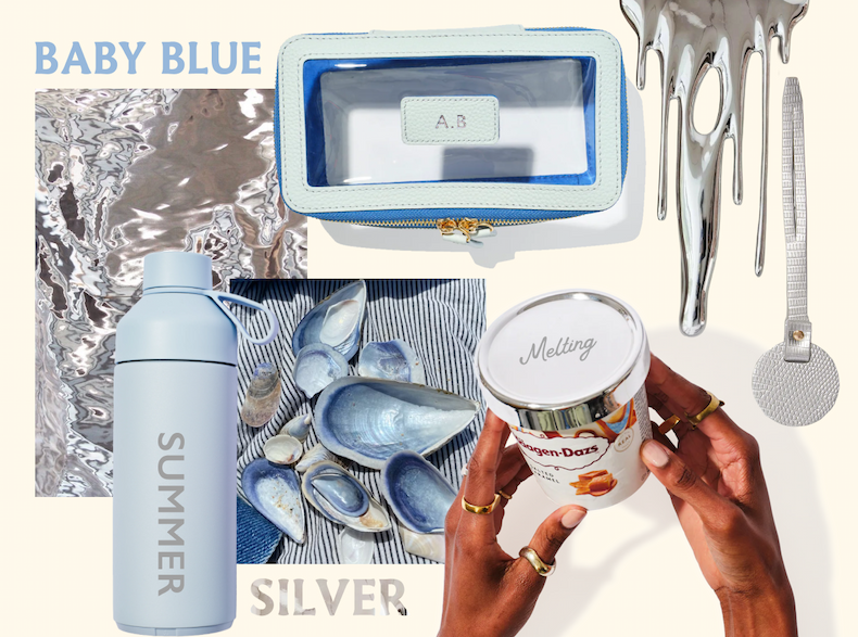 Baby Blue & Silver Gifts