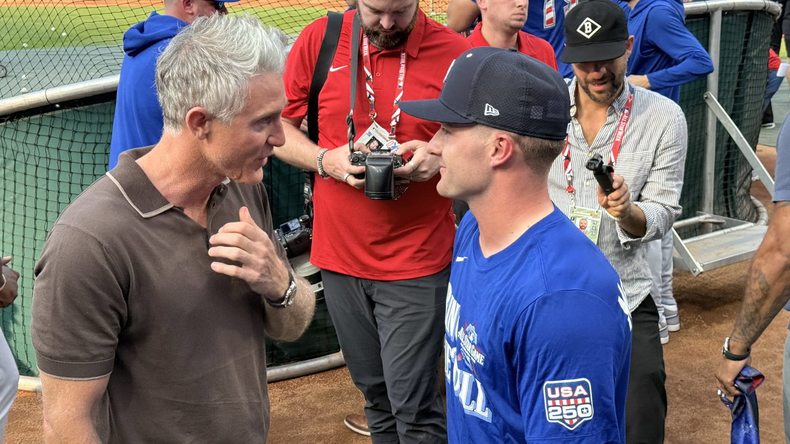 Chase Utley and Kevin McGonigle