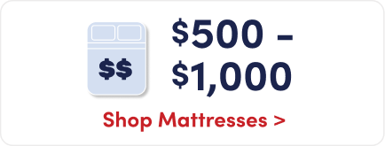 Shop mattresses between $500 and $1,000.