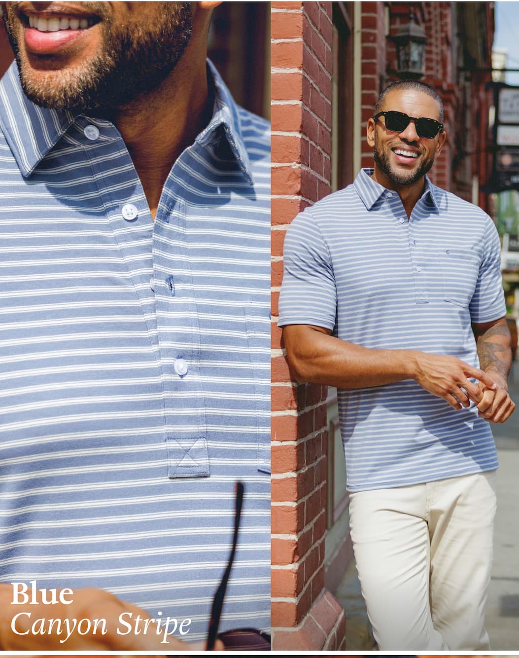 BODY-BLOCK4A | Blue Canyon Stripe