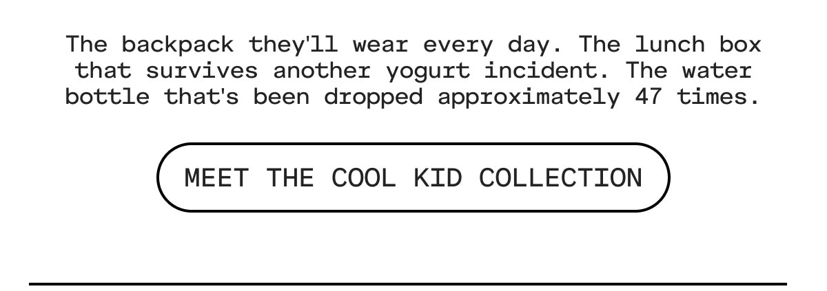 Meet the cool kid collection