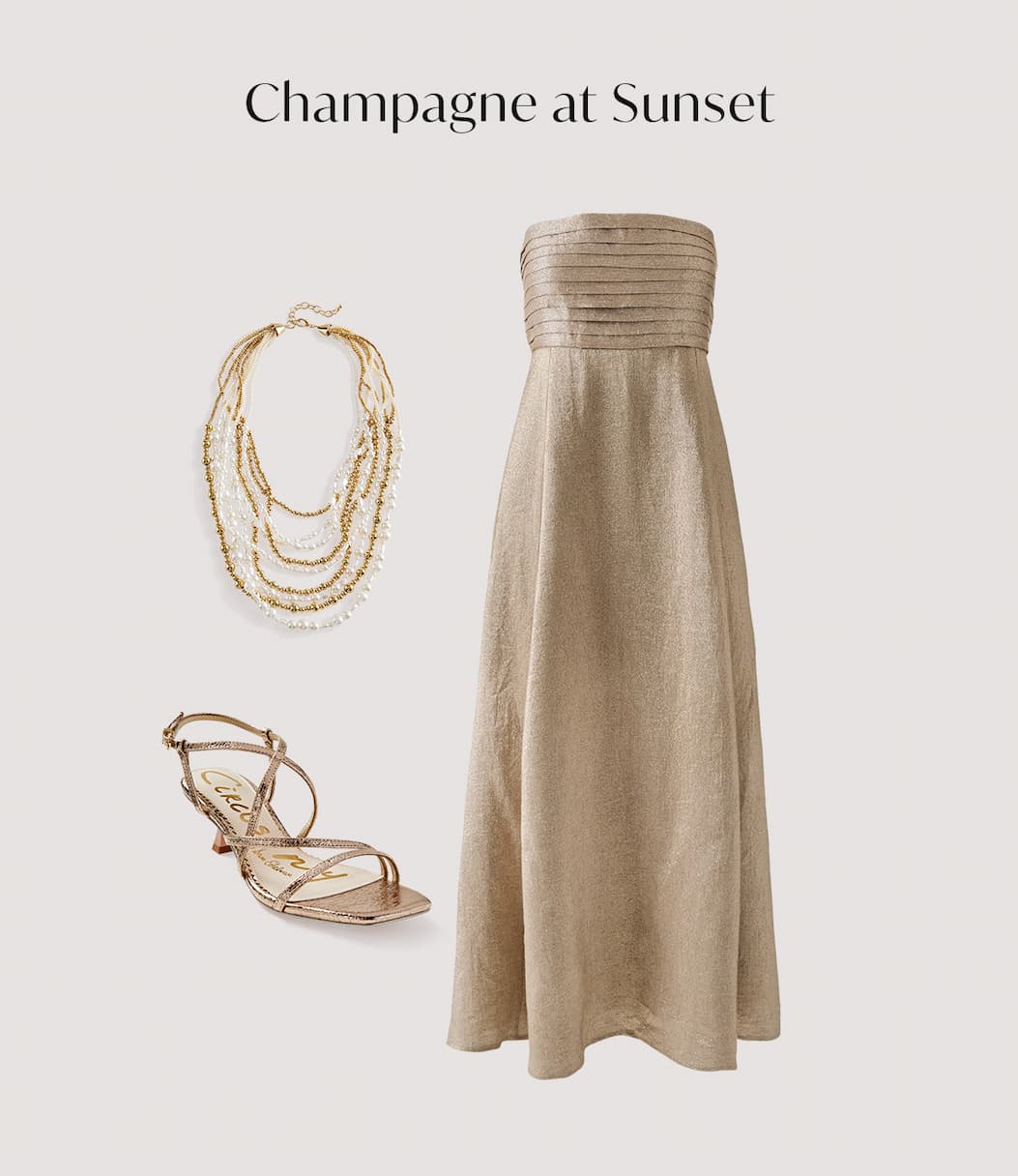 Champagne at Sunset