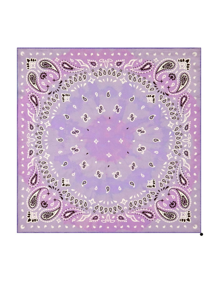 Nickituch aus reiner Seide im Bandana-Design