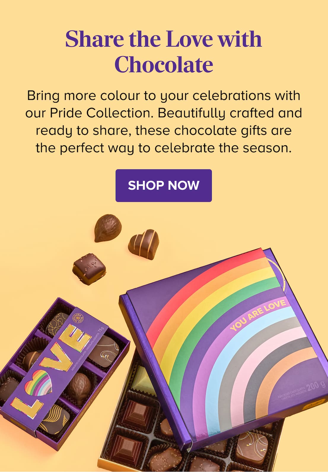 Share the Love with Chocolate SHOP PRIDE GIFTS