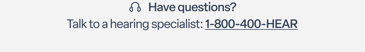 Talk to a specialist! 