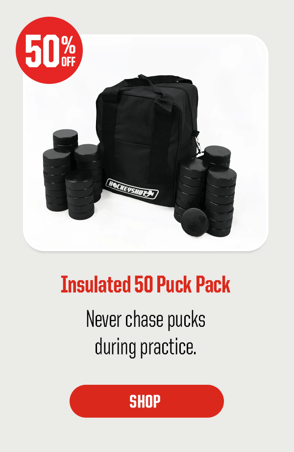 Product Block 4: Insulated 50 Puck Pack  CTA: SHOP