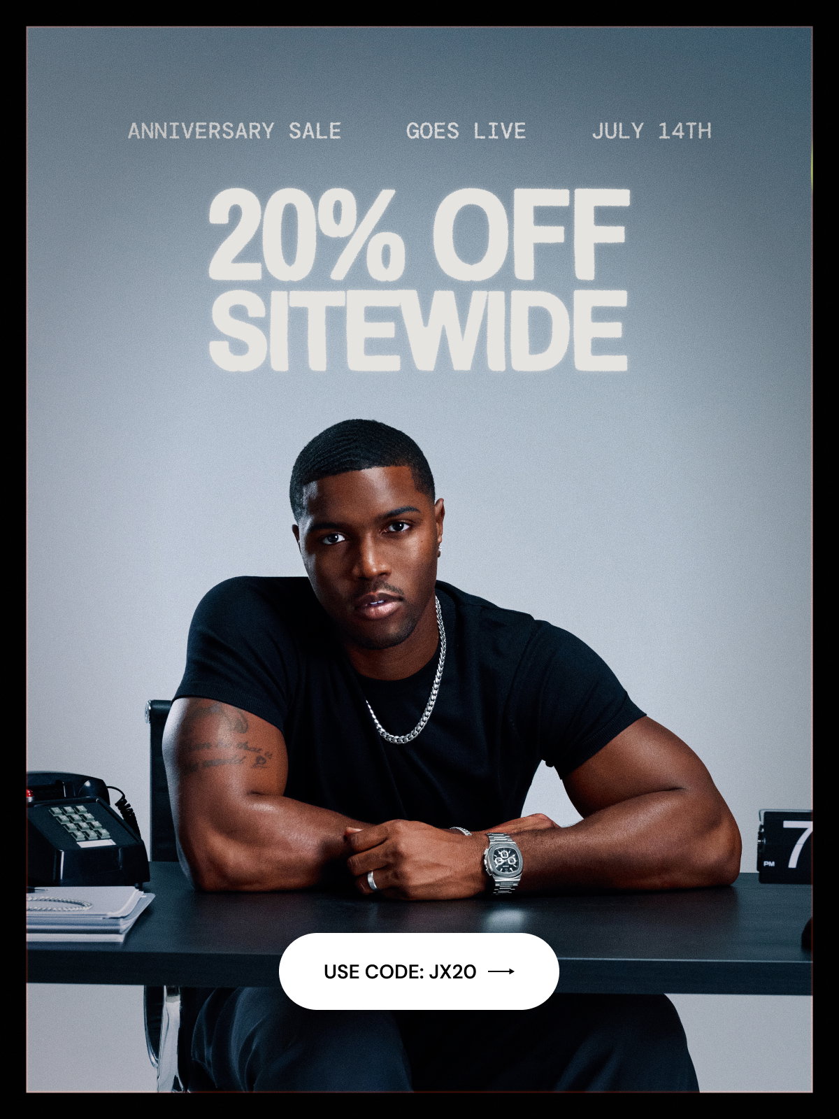 20% OFF Sitewide on Anniversary Sale. Code: JX20