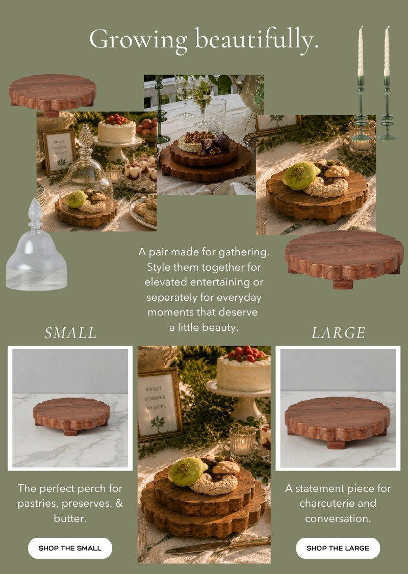 Scalloped Trivet Risers