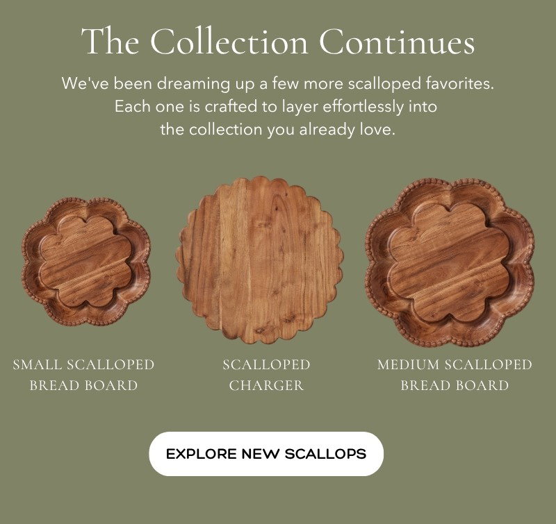 Scalloped New Arrivals