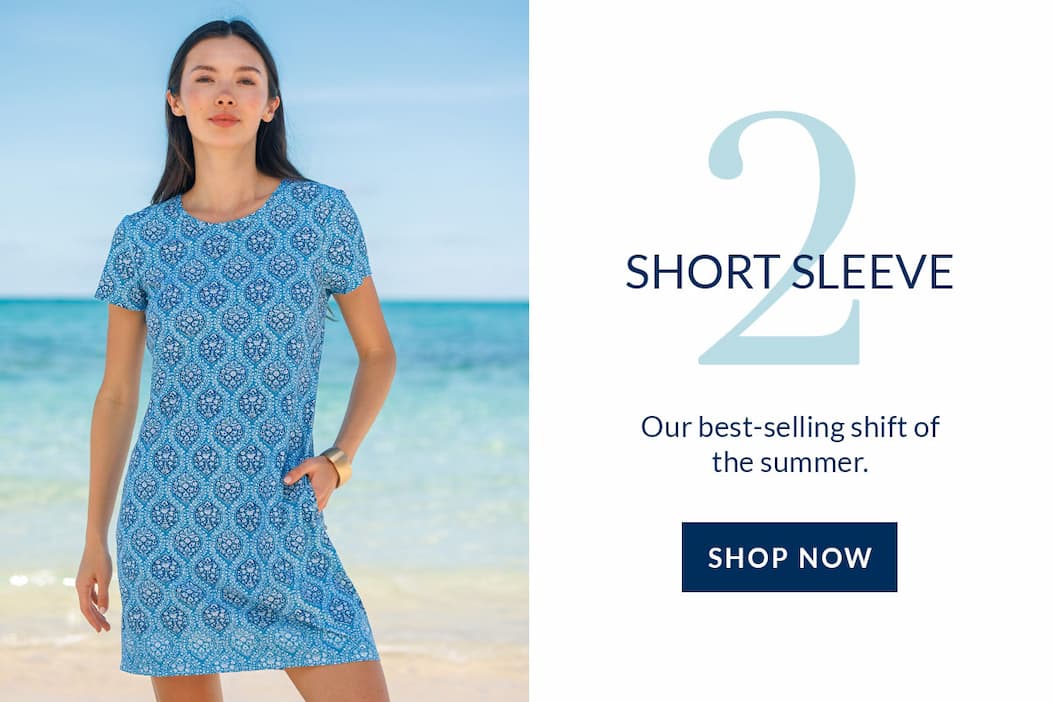 Shop our Short Sleeve Shift Dresses