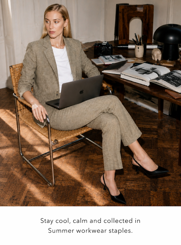 Stay cool, calm and collected in Summer workwear staples.