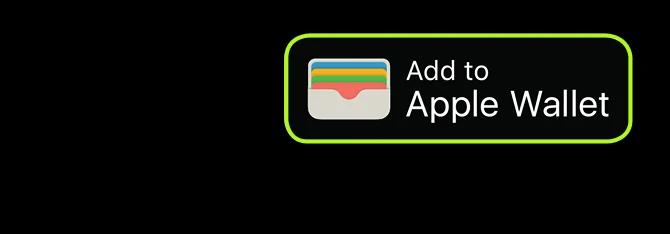 Add to Apple Wallet