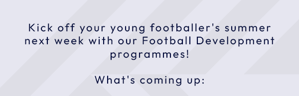 What's coming up: