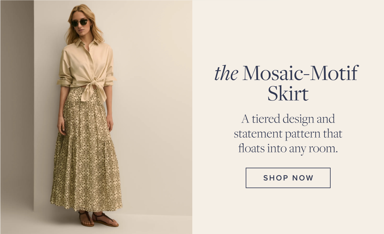 the Mosaic-Motif Skirt Shop Now