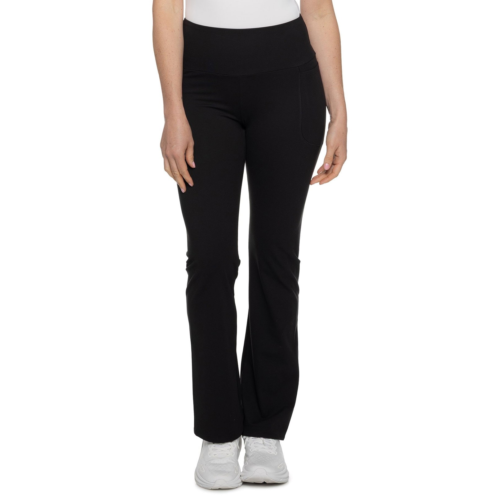 RBX Compression Bootcut Pants for Women | Black | Size Large | Stretchy Fabric | Moisture Wicking
